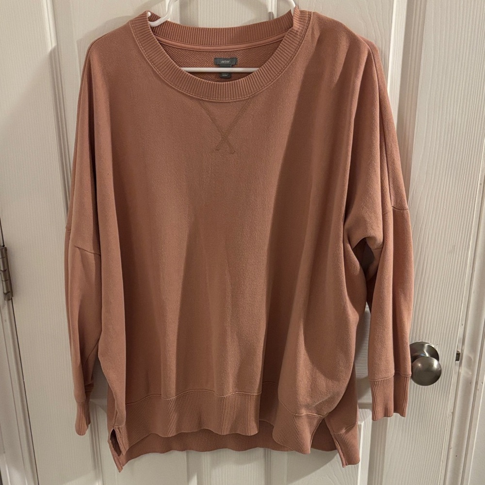 Aerie Cozy Women's Oversized Crewneck Sweater - Dusty Rose